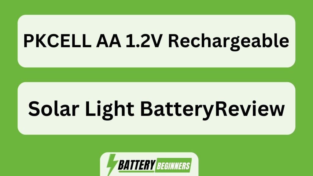 pkcell aa 1-2v rechargeable solar light battery reviews