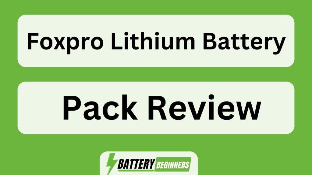 Foxpro Lithium Battery Pack Review