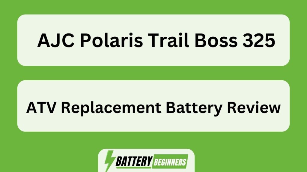 Ajc Polaris Trail Boss 325 Atv Replacement Battery Review