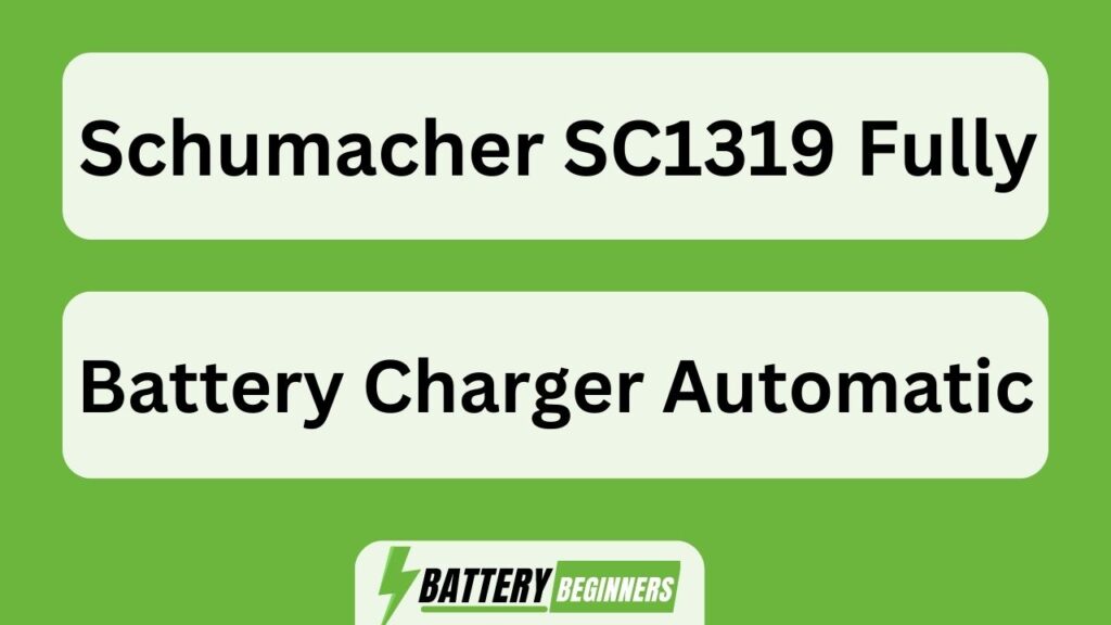 Schumacher Sc1319 Fully Automatic Battery Charger And Maintainer Review