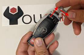 Locate the battery compartment on your key fob